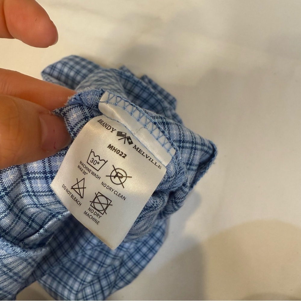 Brandy Melville Blue Plaid Skirt - Picture 11 of 11